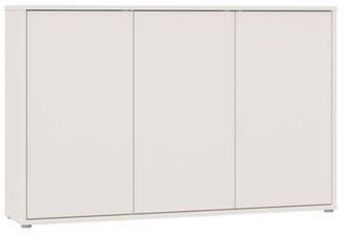 SIDEBOARD  154,2/99,1/34,9 cm  - Sandfarben/Grau, MODERN, Holzwerkstoff/Kunststoff (154,2/99,1/34,9cm) - Carryhome