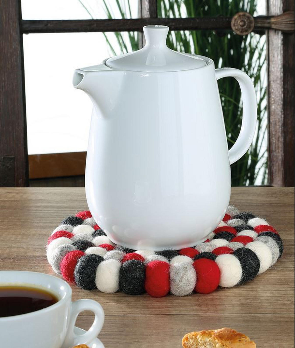 TOPFUNTERSETZER Textil Multicolor 21 cm  - Multicolor, Basics, Textil (21cm) - Cilio