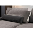 ECKSOFA in Webstoff Graubraun  - Graubraun/Schwarz, KONVENTIONELL, Textil/Metall (191/273cm) - Carryhome