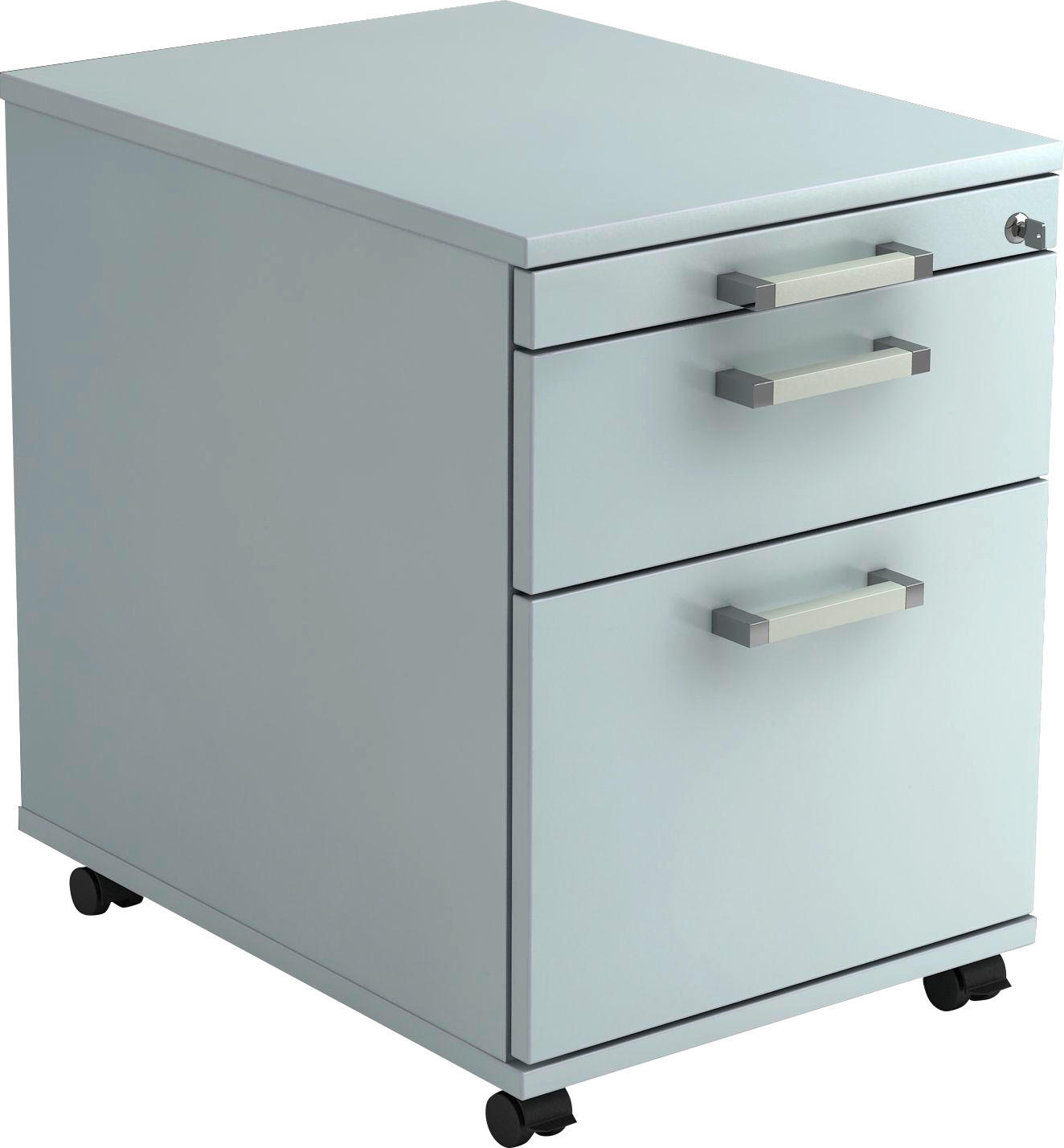 ROLLCONTAINER Grau - Chromfarben/Grau, KONVENTIONELL, Holzwerkstoff/Kunststoff (42,8/59/58cm) - Venda