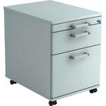 ROLLCONTAINER 42,8/59/58 cm  - Chromfarben/Grau, KONVENTIONELL, Holzwerkstoff/Kunststoff (42,8/59/58cm) - Venda