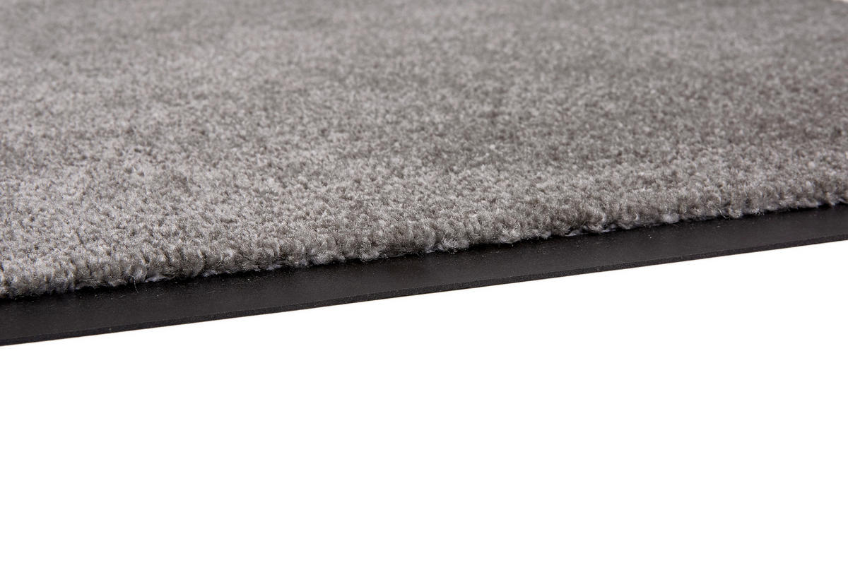 FUSSMATTE - Graphitfarben, Konventionell, Textil (67/150cm) - Schöner Wohnen