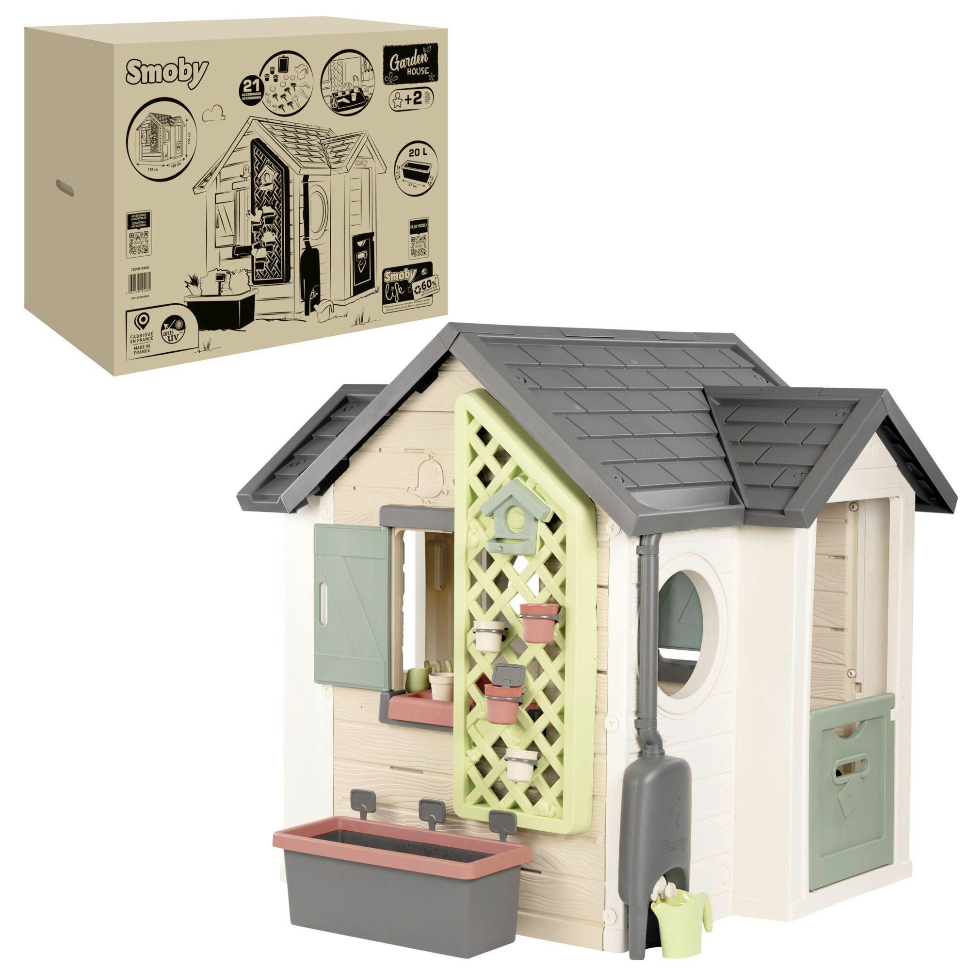 SPIELHAUS  - Multicolor, Basics, Kunststoff (50/120/92cm) - SMOBY