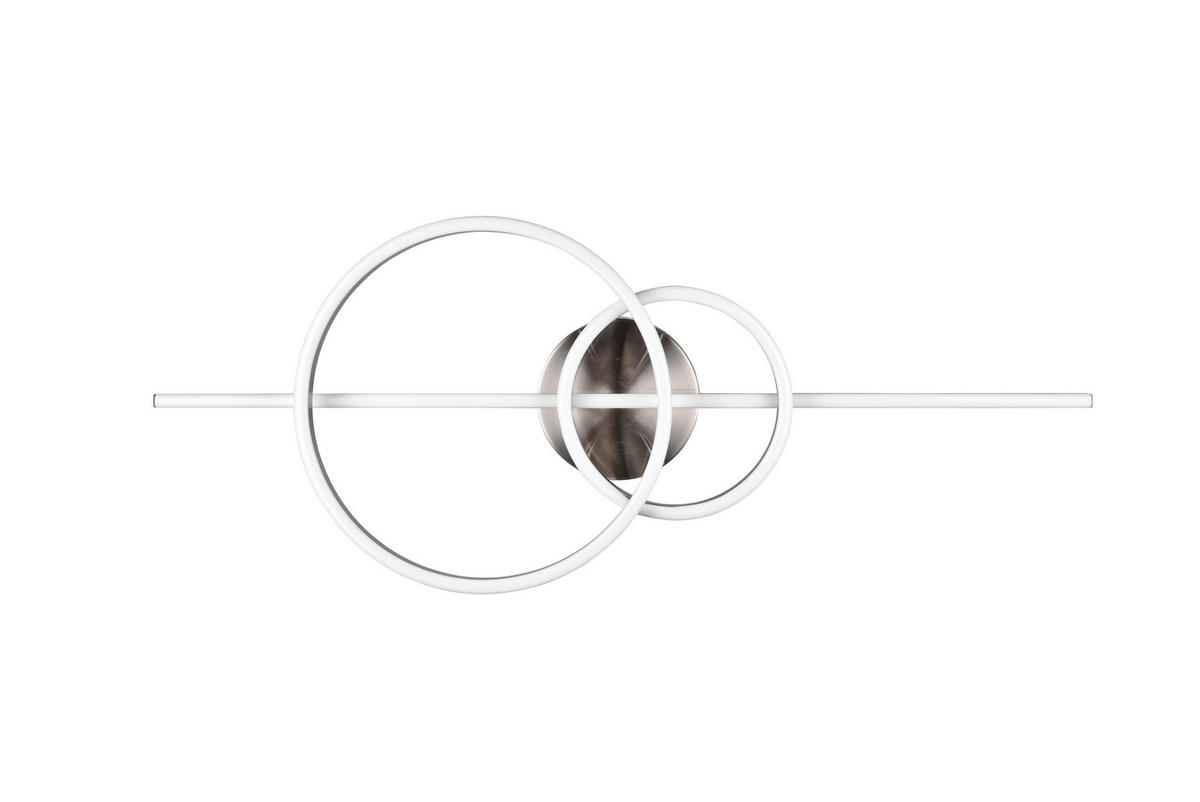 LED-TAKLAMPA Montilla 100/12,5/40 cm  - nickelfärgad, Basics, metall (100/12,5/40cm) - Trio Leuchten