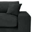 ECKSOFA  Anthrazit Bouclé  - Greige/Anthrazit, MODERN, Kunststoff/Textil (255/255cm) - Landscape