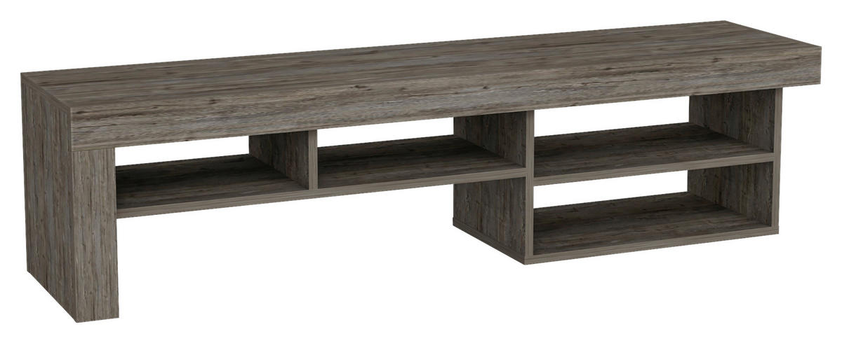 LOWBOARD  in 160/40/38 cm  - Graphitfarben, Design, Holzwerkstoff (160/40/38cm) - MID.YOU