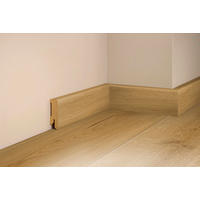 SOCKELLEISTE, Eiche Natur  - Basics, Holz (250/5/1,6cm) - Tilo