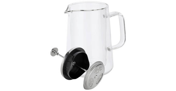 KAFFEEBEREITER 0.65 L  - Klar, Design, Glas/Kunststoff (16,5/19cm) - Novel