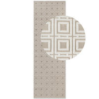 LÄUFER 80/240 cm Perles  - Creme, Design, Kunststoff (80/240cm) - Elle Decoration