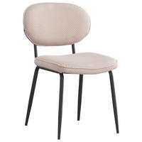 STOLIČKA, 49/80,5/62,5 cm - čierna/béžová, Konventionell, kov/textil (49/80,5/62,5cm) - Boxxx