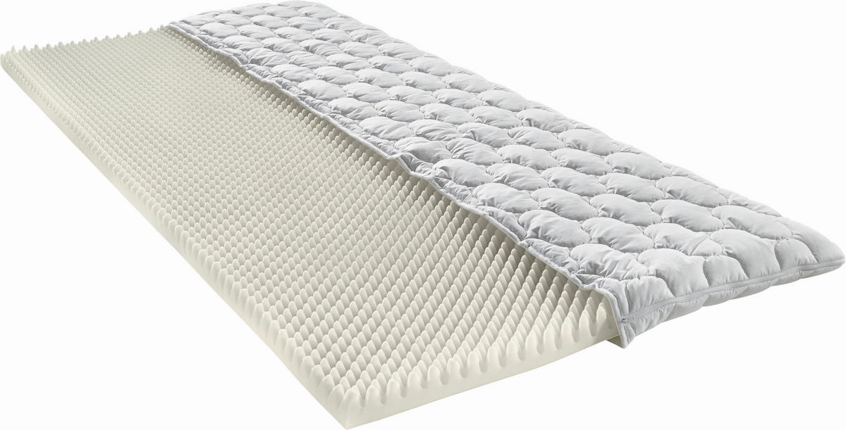 TOPPER 200/200 cm Höhe ca.  - Weiß, Basics, Textil (200/200cm) - Sleeptex