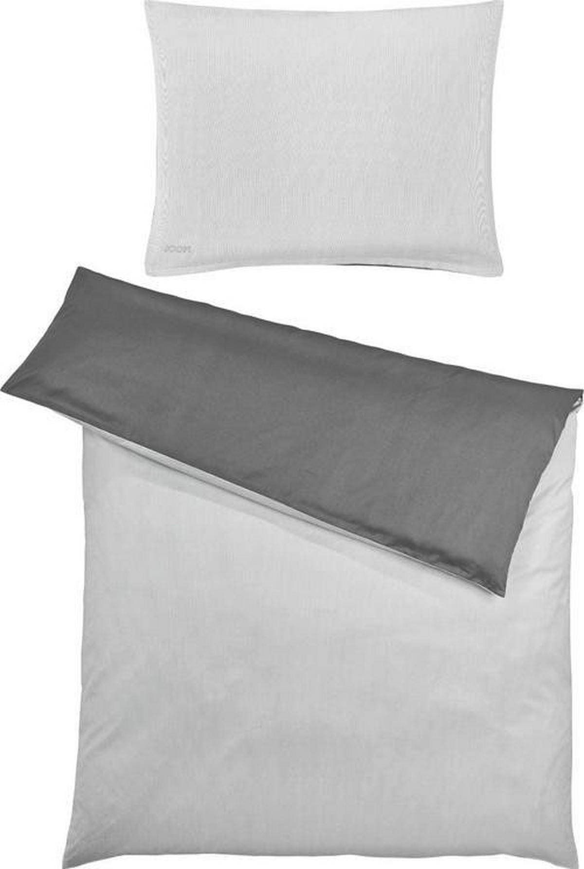 KOPFKISSENBEZUG Purity 50/70 cm  - Anthrazit/Grau, Design, Textil (50/70cm) - Joop!
