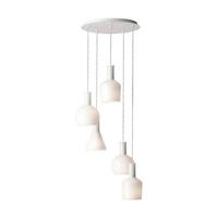 HÄNGELEUCHTE 50/150 cm   - Weiß, Design, Glas/Metall (50/150cm) - Eglo