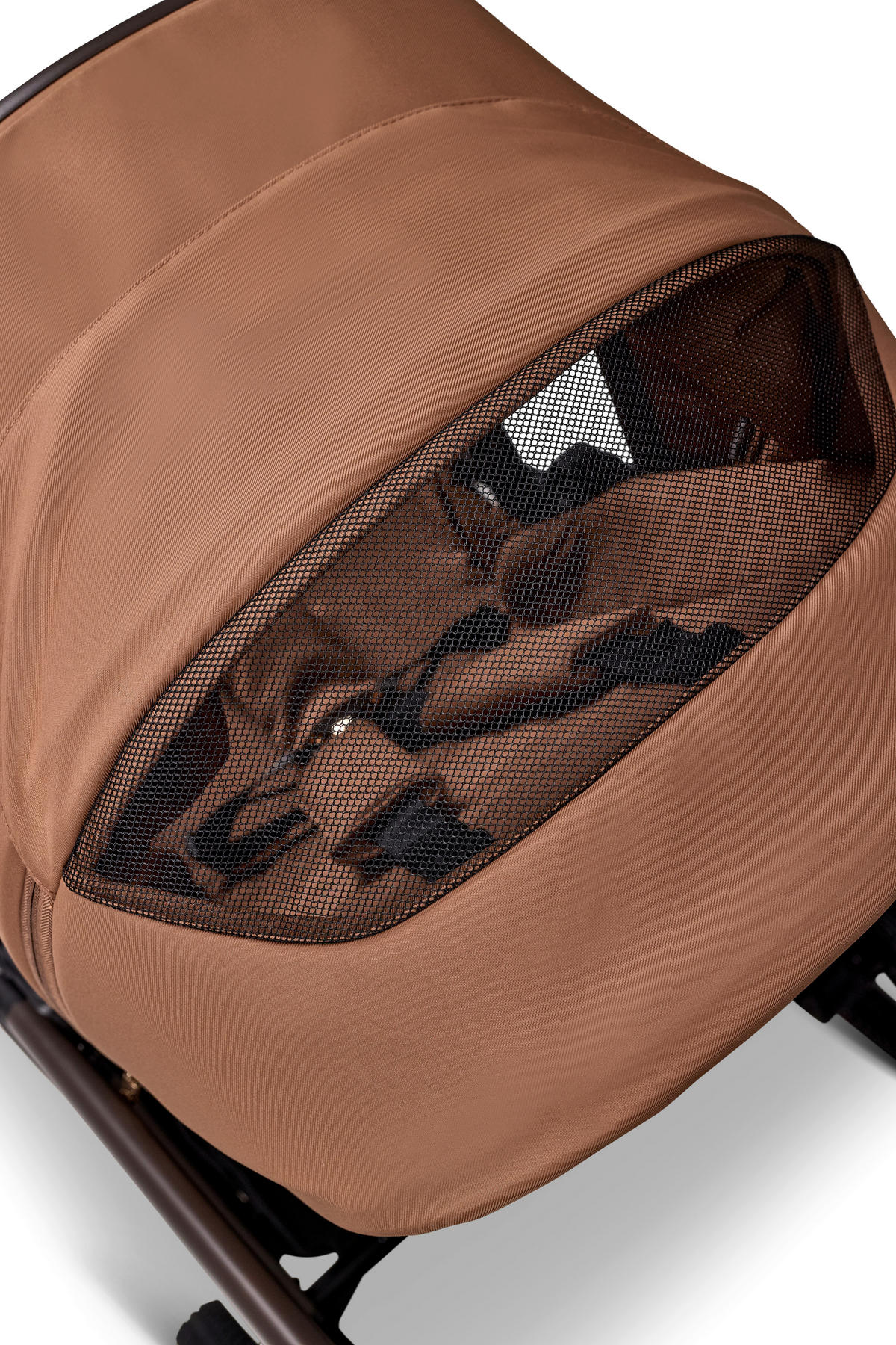 KINDERWAGENSET  GIO FOLD ETPU SET  cognac  - Cognac/Braun, Basics, Textil/Metall (120/58/92cm) - Moon Edition