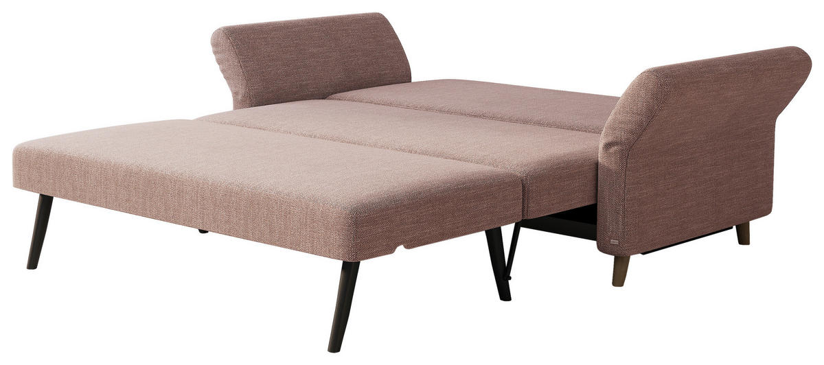 SCHLAFSOFA Altrosa  - Buchefarben/Altrosa, Design, Textil (160/84/96cm) - RUF Betten