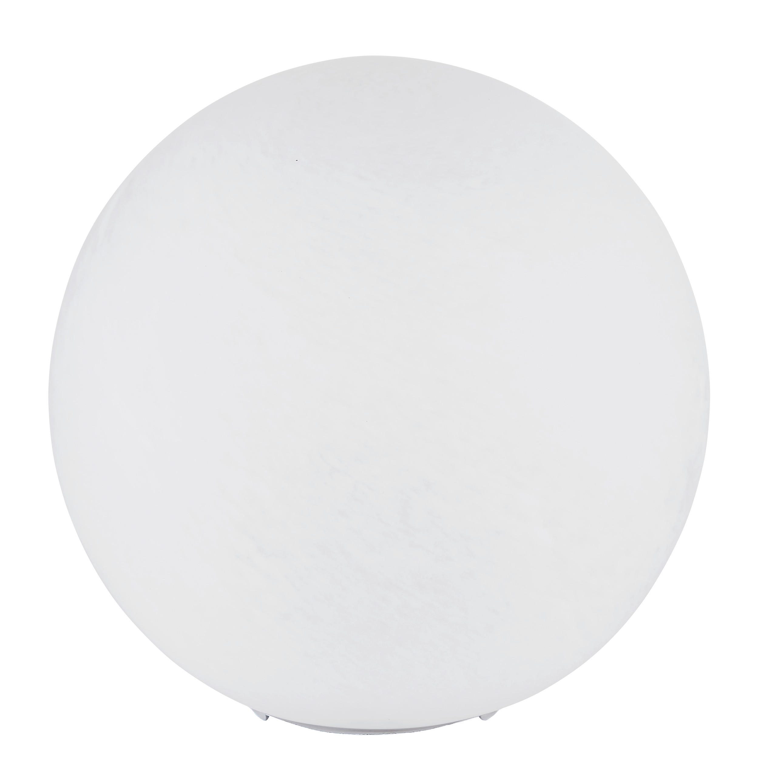 TISCHLEUCHTE 25/24,5 cm   - Weiß, Design, Glas/Metall (25/24,5cm) - Globo