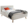 POLSTERBETT 140/200 cm  in Beige  - Eichefarben/Beige, Design, Holz/Textil (140/200cm) - Xora
