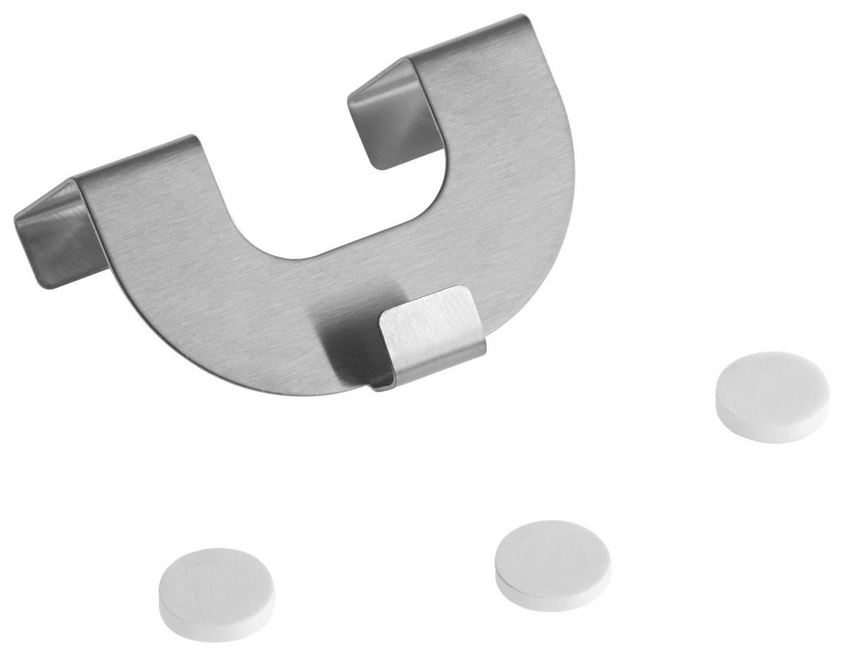 RAFFHAKEN  - Silberfarben, Basics, Metall (7,5/4/2,7cm) - Novel