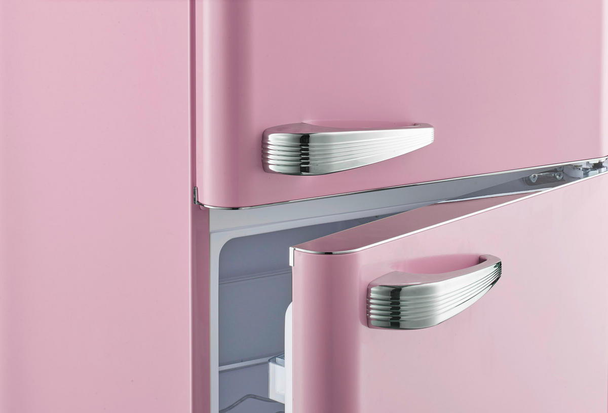 KÜHL-GEFRIER-KOMBINATION KG250.4RT SP PINK  - Pink, Basics, Kunststoff/Metall (54,60/177,50/62,60cm)