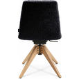STUHL - Eichefarben/Lavagrau, Design, Holz/Textil (46/82,5-85,25/55cm) - Johann Jakob