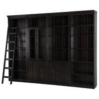 OBÝVACÍ STĚNA, barvy borovice, tmavě hnědá - barvy borovice/tmavě hnědá, Design, dřevo/sklo (296/223/34cm) - Livetastic