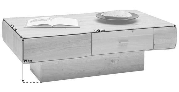 COUCHTISCH in Holz 120/70/39 cm - Eichefarben, Design, Holz (120/70/39cm) - Valnatura