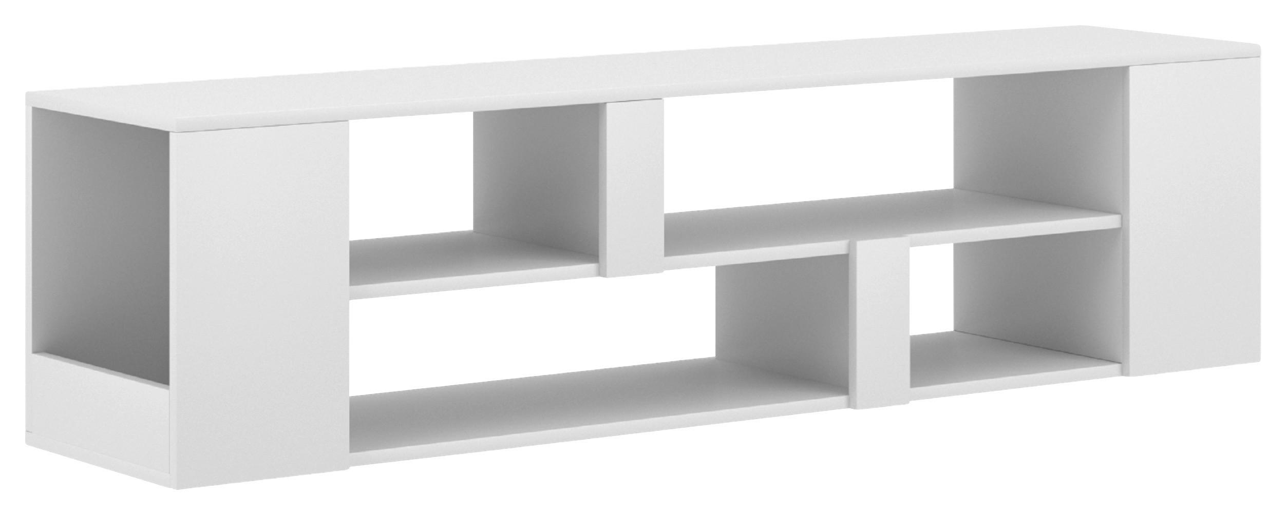 LOWBOARD  in 155/40/35 cm  - Weiß, Design, Holzwerkstoff/Kunststoff (155/40/35cm) - MID.YOU