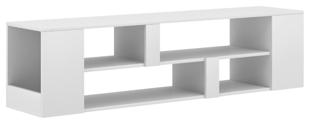 LOWBOARD  in 155/40/35 cm  - Weiß, Design, Holzwerkstoff/Kunststoff (155/40/35cm) - MID.YOU