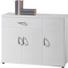 KOMMODE 90/70/30 cm - Silberfarben/Weiß, KONVENTIONELL, Holzwerkstoff/Kunststoff (90/70/30cm) - Carryhome KOMMODE 90/70/30 cm - Silberfarben/Weiß, KONVENTIONELL, Holzwerkstoff/Kunststoff (90/70/30cm) - Carryhome
