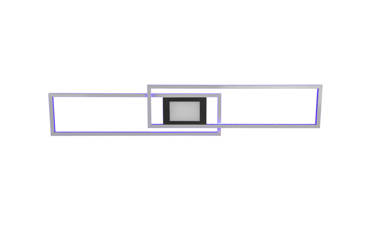 LED PLAFONJERA - crna, Osnovno, metal (110/7/21cm)