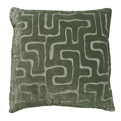 ZIERKISSEN 45/45 cm  - Waldgrün, Basics, Textil (45/45cm)