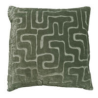 ZIERKISSEN 45/45 cm  - Waldgrün, Basics, Textil (45/45cm)