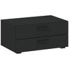 SCHUBLADENBOX     - Anthrazit, KONVENTIONELL, Holzwerkstoff (74/35/51,6cm) - Carryhome