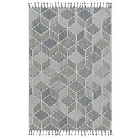 TKANÝ KOBEREC, 200/290 cm modrá, sivá - modrá/sivá, Design, textil (200/290cm) - Astra
