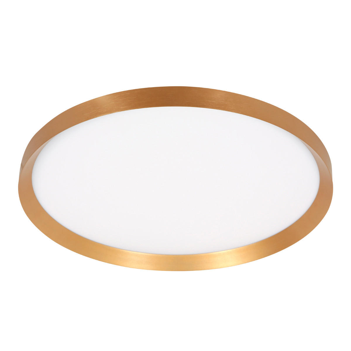 DECKENLEUCHTE Fladdy 50/7 cm   - Goldfarben, Basics, Kunststoff/Metall (50/7cm)