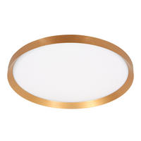 DECKENLEUCHTE Fladdy 50/7 cm   - Goldfarben, Basics, Kunststoff/Metall (50/7cm)