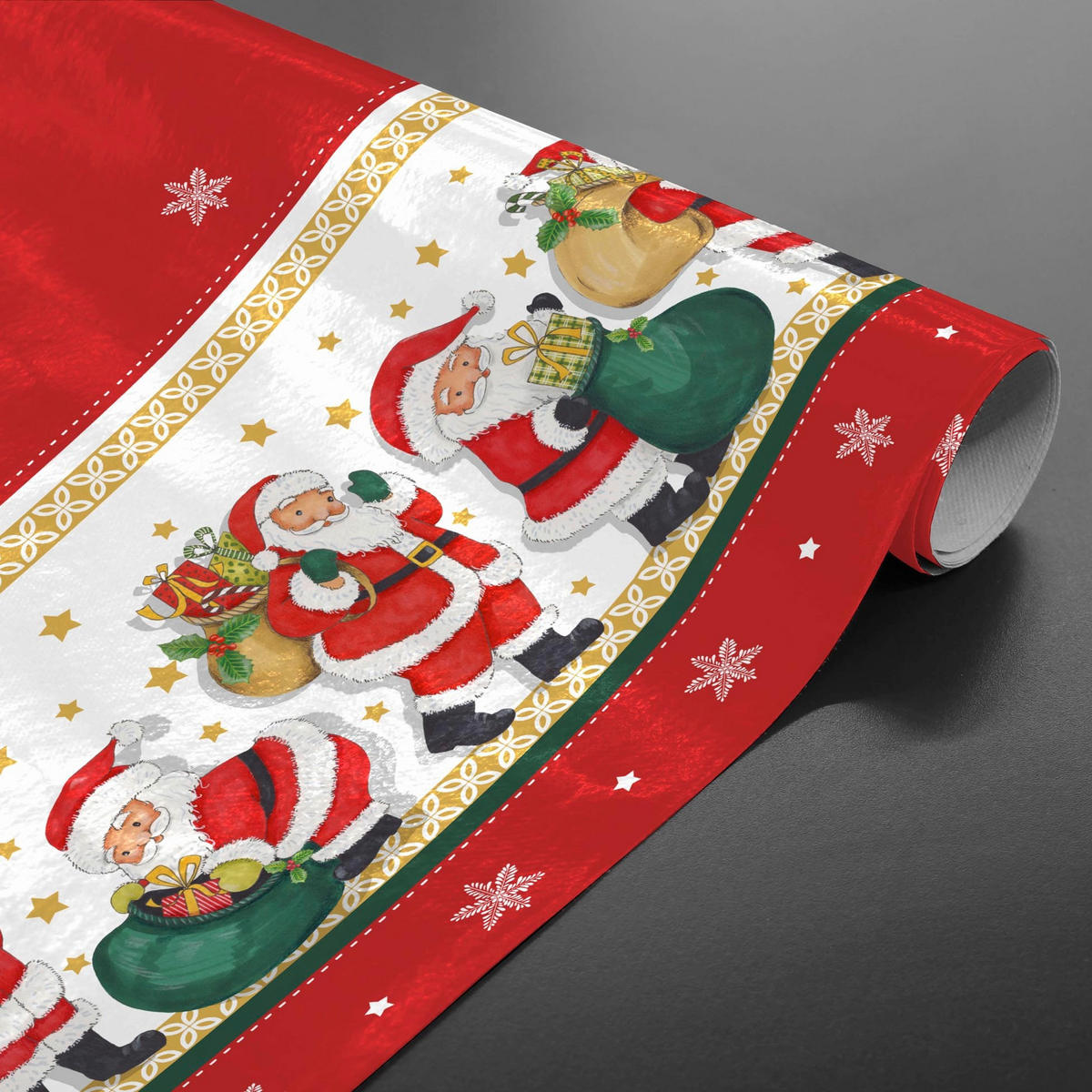 METRAŽNI PRT rdeča, bela  - rdeča/bela, Konvencionalno, umetna masa (140cm) - X-Mas