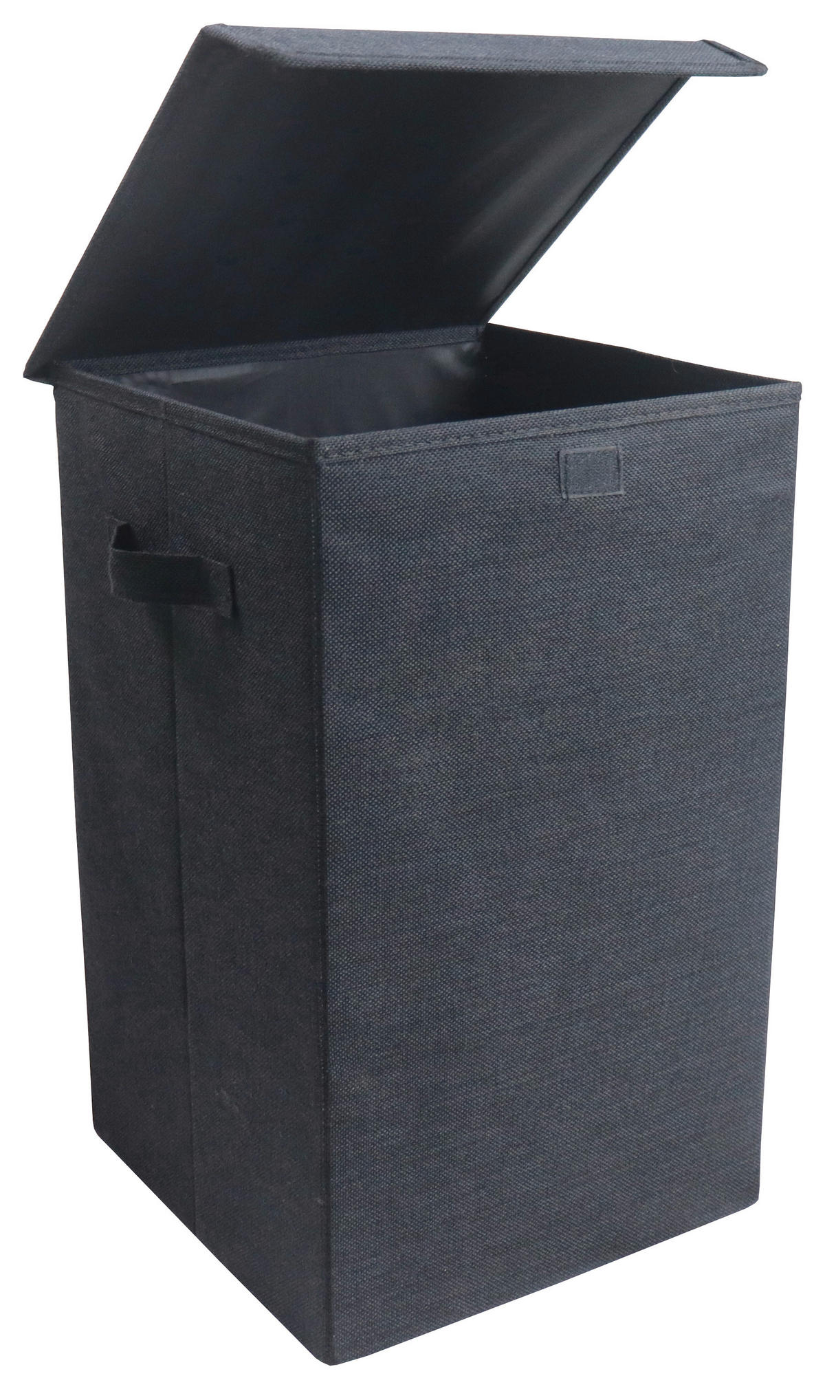 WÄSCHEKORB - Anthrazit, MODERN, Textil (30/50/30cm) - MID.YOU