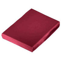 SPANNLEINTUCH 120/200 cm Jersey  - Bordeaux, Basics, Textil (120/200cm) - Novel
