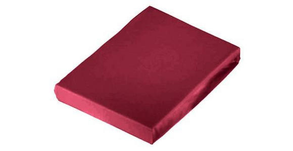SPANNLEINTUCH 120/200 cm - Bordeaux, Basics, Textil (120/200cm) - Novel