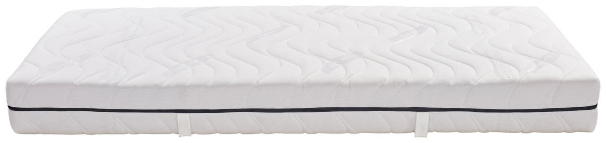 KOMFORTSCHAUMMATRATZE 140/200 cm Höhe ca. 20 cm  - Weiß, MODERN, Textil (140/200cm) - Livetastic