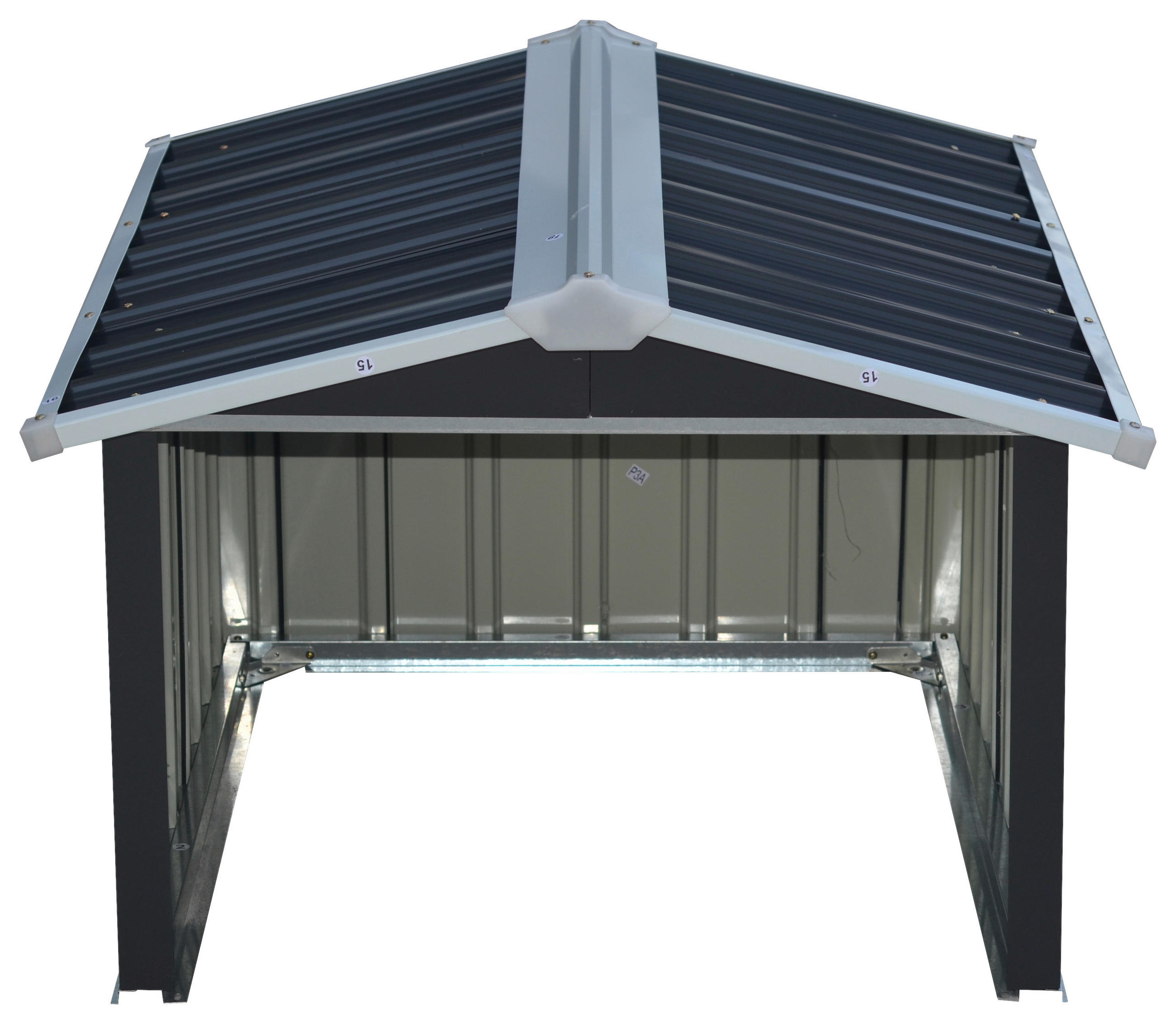 KLEINGARAGE 86/100/63,5 cm  - Anthrazit, MODERN, Metall (86/100/63,5cm) - Homezone