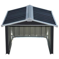 KLEINGARAGE 86/100/63,5 cm  - Anthrazit, MODERN, Metall (86/100/63,5cm) - Homezone