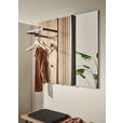 GARDEROBENPANEEL  in 109/115/29 cm  - Eichefarben, Design, Glas/Holz (109/115/29cm) - Johann Jakob