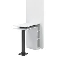 BARSKA MIZA  - siva/bela, Moderno, leseni material (108/50/103cm) - Livetastic
