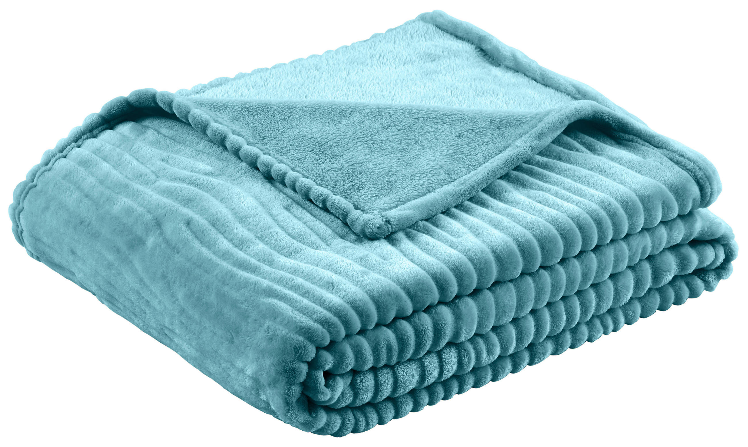 Kuscheldecke Milo Türkis 180x220 Cm