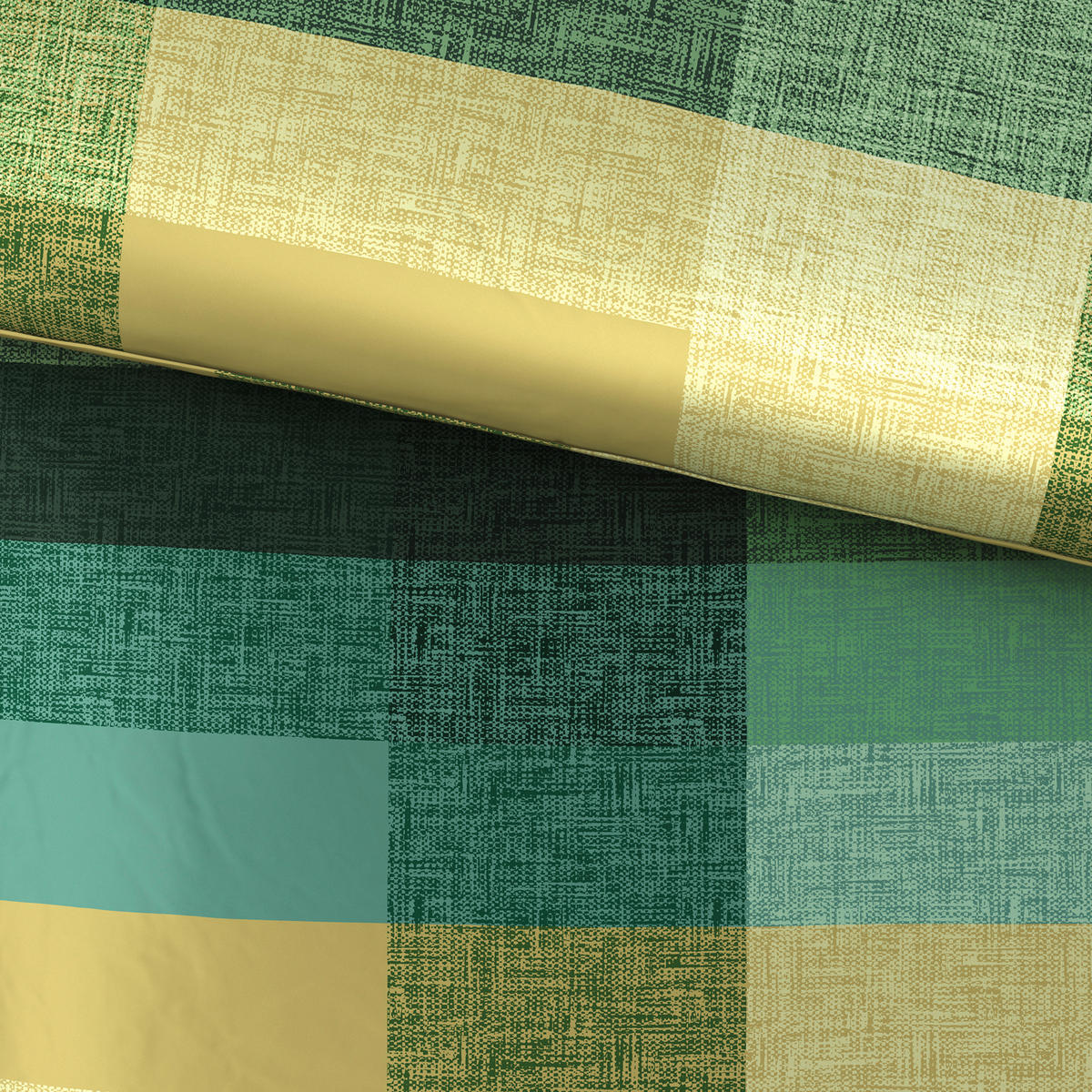 OBOJSTRANNÁ POSTEĽNÁ BIELIZEŇ, satén, zelená, 140/200 cm - zelená, Konventionell, textil (140/200cm) - Novel