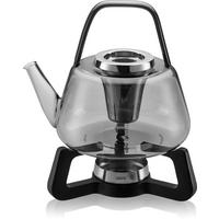 TEEKANNENSET CHAVELLE  - Silberfarben/Grau, KONVENTIONELL, Glas/Kunststoff (19,5/17/23,5cm) - Gefu