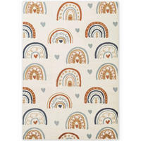 KINDERTEPPICH 120/170 cm Adventures Regenbogen  - Multicolor/Creme, Design, Kunststoff/Textil (120/170cm) - Hanse Home