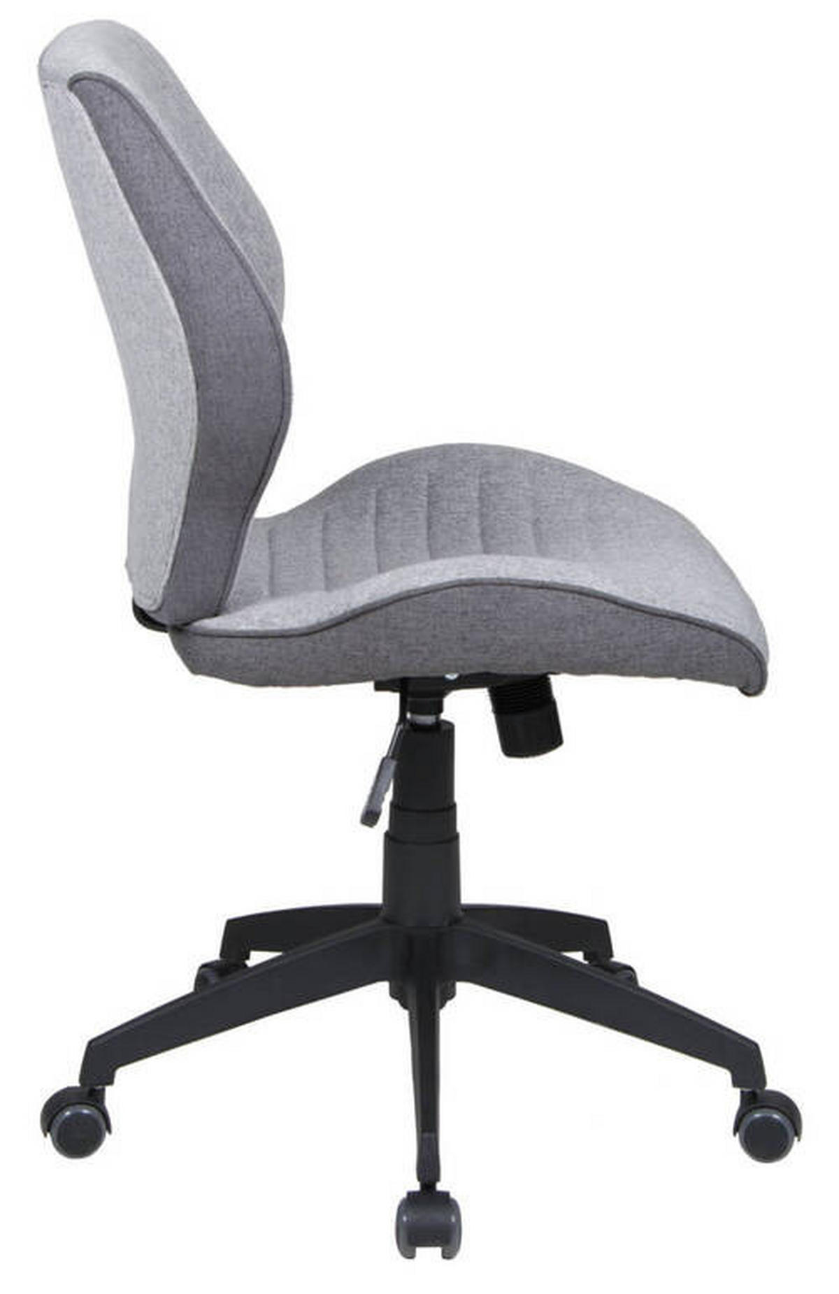 JUGENDDREHSTUHL Webstoff Hellgrau, Dunkelgrau  - Dunkelgrau/Hellgrau, KONVENTIONELL, Kunststoff/Textil (61/90-98/61cm) - Boxxx
